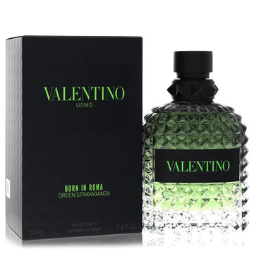 Valentino Uomo Born In Roma Green Stravaganza Eau De Toilette Spray By Valentino
