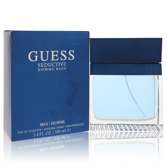 GUESS Guess Seductive Homme Blue Eau De Toilette Spray By Guess 3.4 oz Eau De Toilette Spray