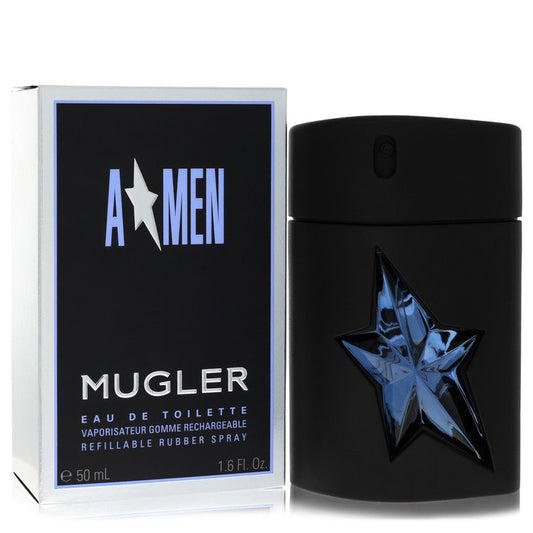 THIERRY MUGLER Angel Eau De Toilette Spray Refillable (Rubber Flask) By Thierry Mugler 1.7 oz Eau De Toilette Spray Refillable