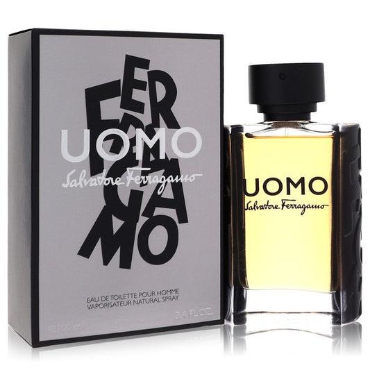 SALVATORE FERRAGAMO Salvatore Ferragamo Uomo Eau De Toilette Spray By Salvatore Ferragamo 3.4 oz Eau De Toilette Spray