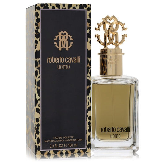 ROBERTO CAVALLI Roberto Cavalli Uomo Eau De Toilette Spray By Roberto Cavalli 3.4 oz Eau De Toilette Spray