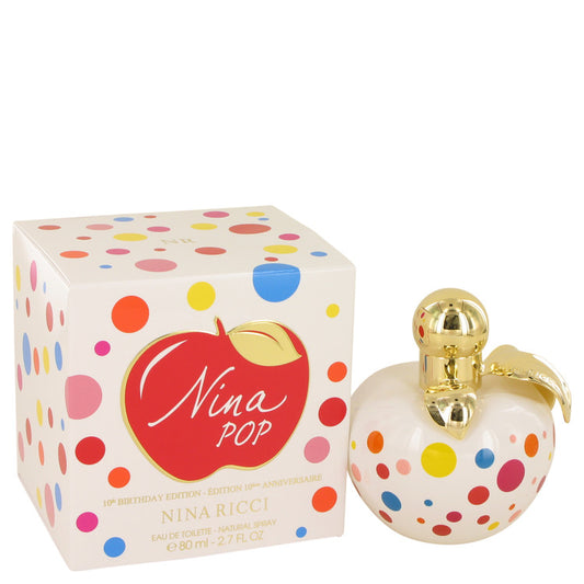 NINA RICCI Nina Pop Eau De Toilette Spray (10th Birthday Edition) By Nina Ricci 2.7 oz Eau De Toilette Spray