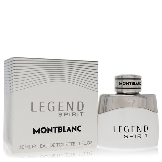 MONT BLANC Montblanc Legend Spirit Eau De Toilette Spray By Mont Blanc 1 oz Eau De Toilette Spray