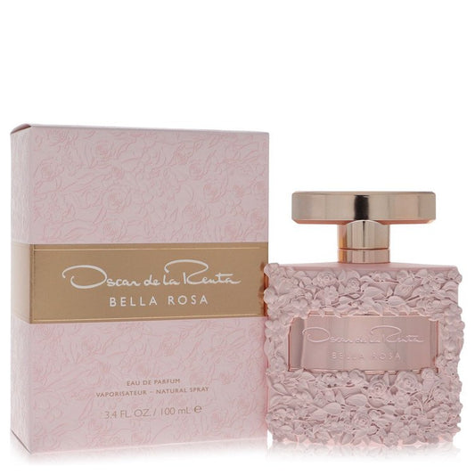 OSCAR DE LA RENTA Bella Rosa Eau De Parfum Spray By Oscar De La Renta 3.4 oz Eau De Parfum Spray