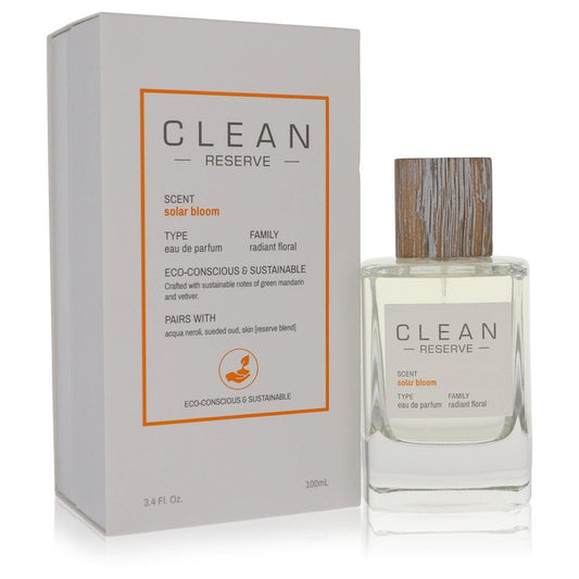 CLEAN Clean Reserve Solar Bloom Eau De Parfum Spray (Unisex) By Clean 3.4 oz Eau De Parfum Spray