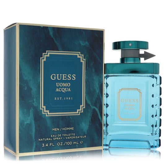 GUESS Guess Uomo Acqua Eau De Toilette Spray By Guess 3.4 oz Eau De Toilette Spray