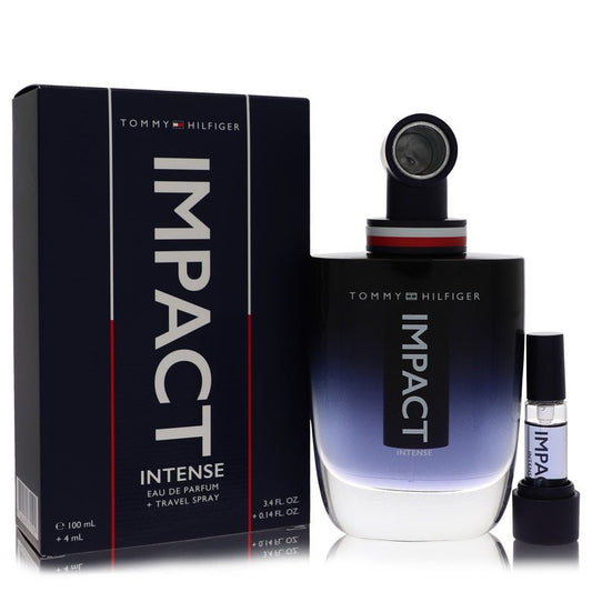 TOMMY HILFIGER Tommy Hilfiger Impact Intense Eau De Parfum Spray + 0.14 Travel Spray By Tommy Hilfiger 3.4 oz Eau De Parfum Spray + 0.14 Travel Spray
