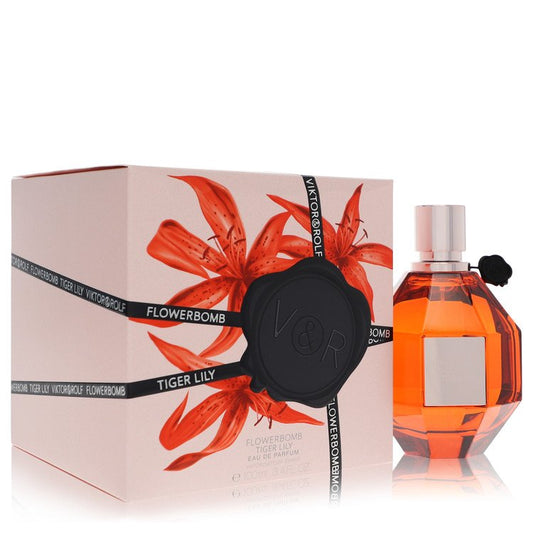 VIKTOR & ROLF Flowerbomb Tiger Lily Eau De Parfum Spray By Viktor & Rolf 3.4 oz Eau De Parfum Spray