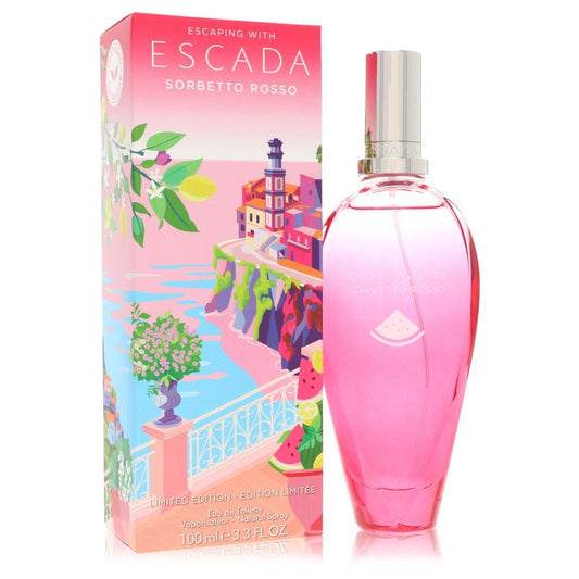 ESCADA Escada Sorbetto Rosso Eau De Toilette Spray (Limited Edition) By Escada 3.3 oz Eau De Toilette Spray