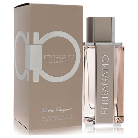 SALVATORE FERRAGAMO Salvatore Ferragamo Bright Leather Eau De Toilette Spray By Salvatore Ferragamo 3.4 oz Eau De Toilette Spray