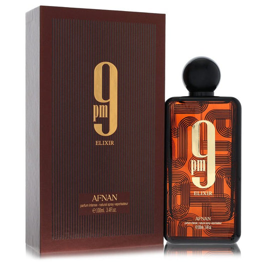 AFNAN Afnan 9pm Elixir Intense Parfum Intense Spray (Unisex) By Afnan 3.4 oz Parfum Intense Spray