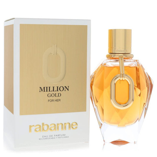 PACO RABANNE Paco Rabanne Million Gold Eau De Parfum Refillable Spray By Paco Rabanne 3 oz Eau De Parfum Refillable Spray