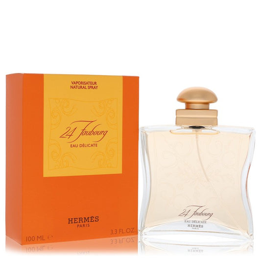 HERMES 24 Faubourg Eau Delicate Eau De Toilette Spray By Hermes 3.3 oz Eau De Toilette Spray