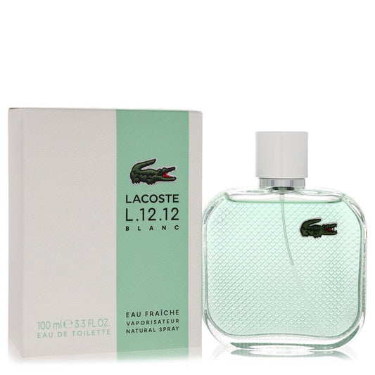 LACOSTE Lacoste Eau De Lacoste L.12.12 Blanc Eau Fraichie Eau De Toilette Spray By Lacoste 3.3 oz Eau De Toilette Spray