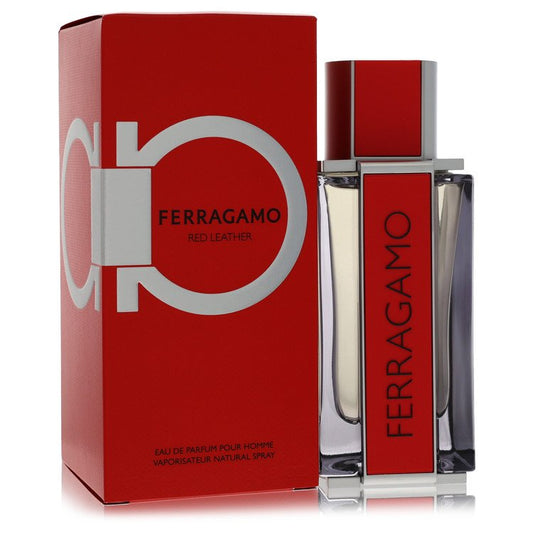 SALVATORE FERRAGAMO Salvatore Ferragamo Red Leather Eau De Parfum Spray By Salvatore Ferragamo 3.4 oz Eau De Parfum Spray