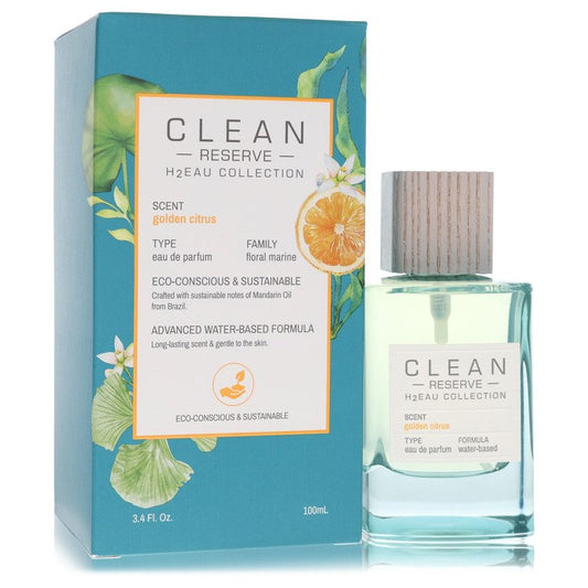 CLEAN Clean Reserve Golden Citrus Eau De Parfum Spray (Unisex) By Clean 3.4 oz Eau De Parfum Spray