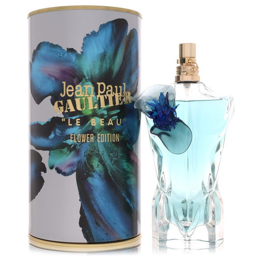 JEAN PAUL GAULTIER Jean Paul Gaultier Le Beau Flower Edition Eau De Parfum Spray By Jean Paul Gaultier 4.2 oz Eau De Parfum Spray