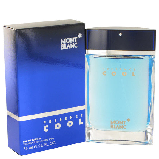 MONT BLANC Presence Cool Eau De Toilette Spray By Mont Blanc 2.5 oz Eau De Toilette Spray