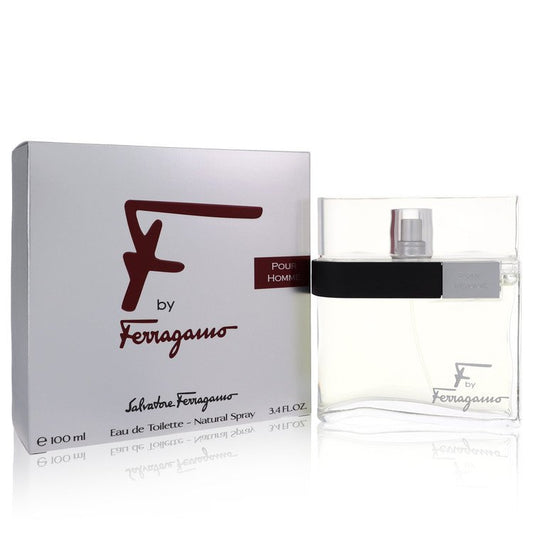 SALVATORE FERRAGAMO F Eau De Toilette Spray By Salvatore Ferragamo 3.4 oz Eau De Toilette Spray
