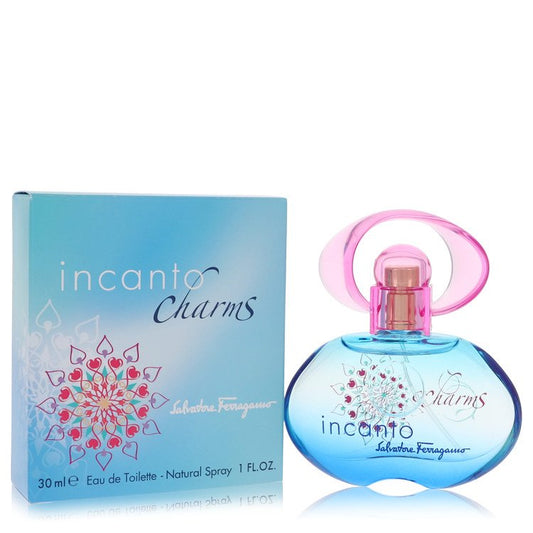 SALVATORE FERRAGAMO Incanto Charms Eau De Toilette Spray By Salvatore Ferragamo 1 oz Eau De Toilette Spray