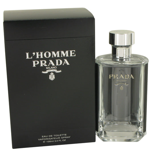 Prada L'homme Eau De Toilette Spray By Prada - 3.4 oz Eau De Toilette Spray