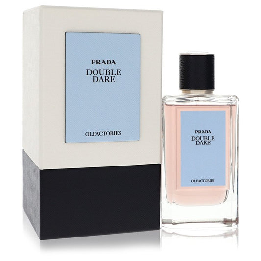 Prada Olfactories Double Dare Eau De Parfum Spray with Gift Pouch (Unisex) By Prada - 3.4 oz Eau De Parfum Spray with Gift Pouch