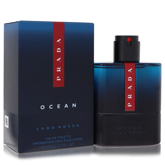 Prada Luna Rossa Ocean Eau De Toilette Spray By Prada - 3.4 oz Eau De Toilette Spray