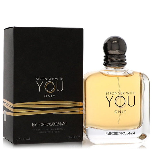 Stronger With You Only Eau De Toilette Spray By Giorgio Armani - 3.4 oz Eau De Toilette Spray