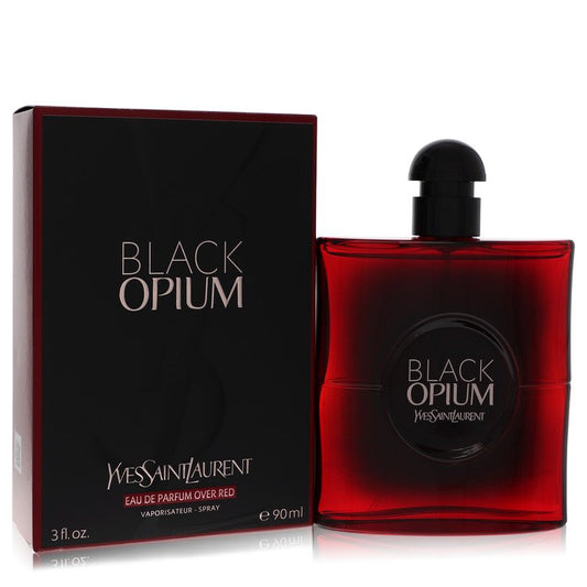 Black Opium Over Red Eau De Parfum Spray By Yves Saint Laurent - 3 oz Eau De Parfum Spray