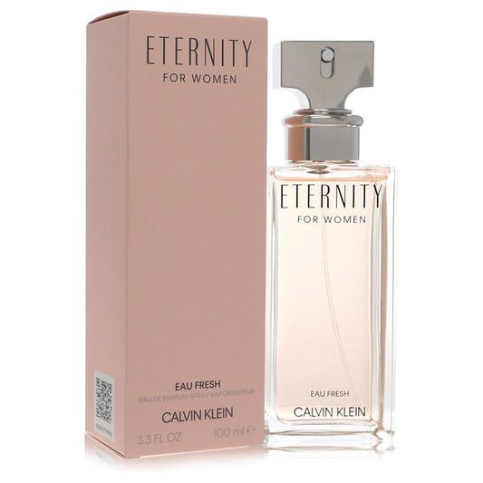 Eternity Eau Fresh Eau De Parfum Spray By Calvin Klein - 3.4 oz Eau De Parfum Spray