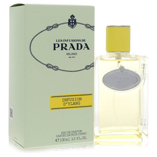 Prada Les Infusions De Infusion D'ylang Eau De Parfum Spray (Unisex) By Prada - 3.3 oz Eau De Parfum Spray