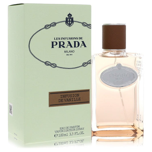 Prada Les Infusions De Infusion De Vanille Eau De Parfum Spray (Unisex) By Prada - 3.3 oz Eau De Parfum Spray