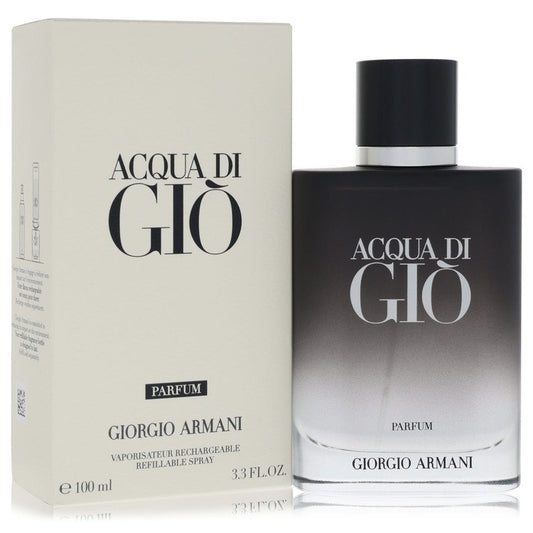 Acqua Di Gio Parfum Spray By Giorgio Armani - 3.3 oz Parfum Spray