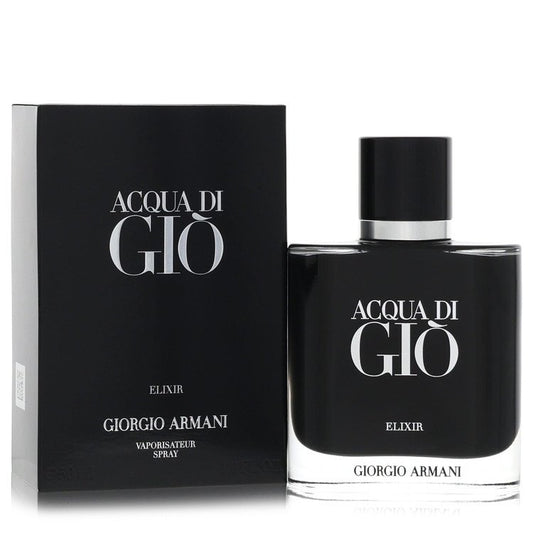 Acqua Di Gio Elixir Parfum Spray By Giorgio Armani - 1.6 oz Parfum Spray