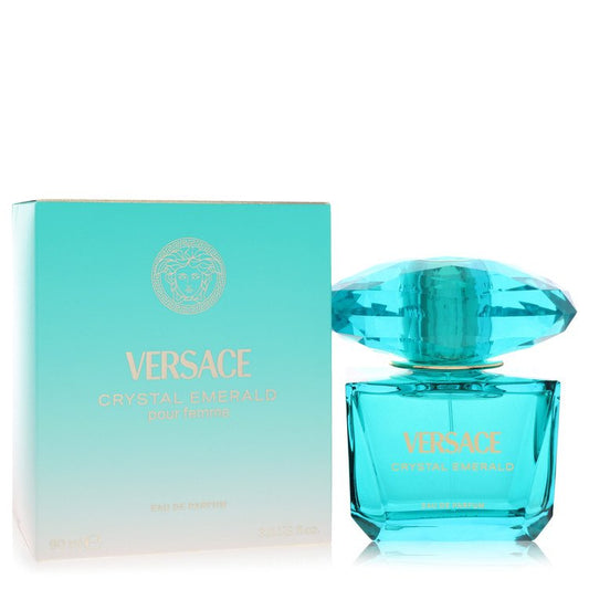 Versace Crystal Emerald Eau De Parfum Spray By Versace - 3 oz Eau De Parfum Spray